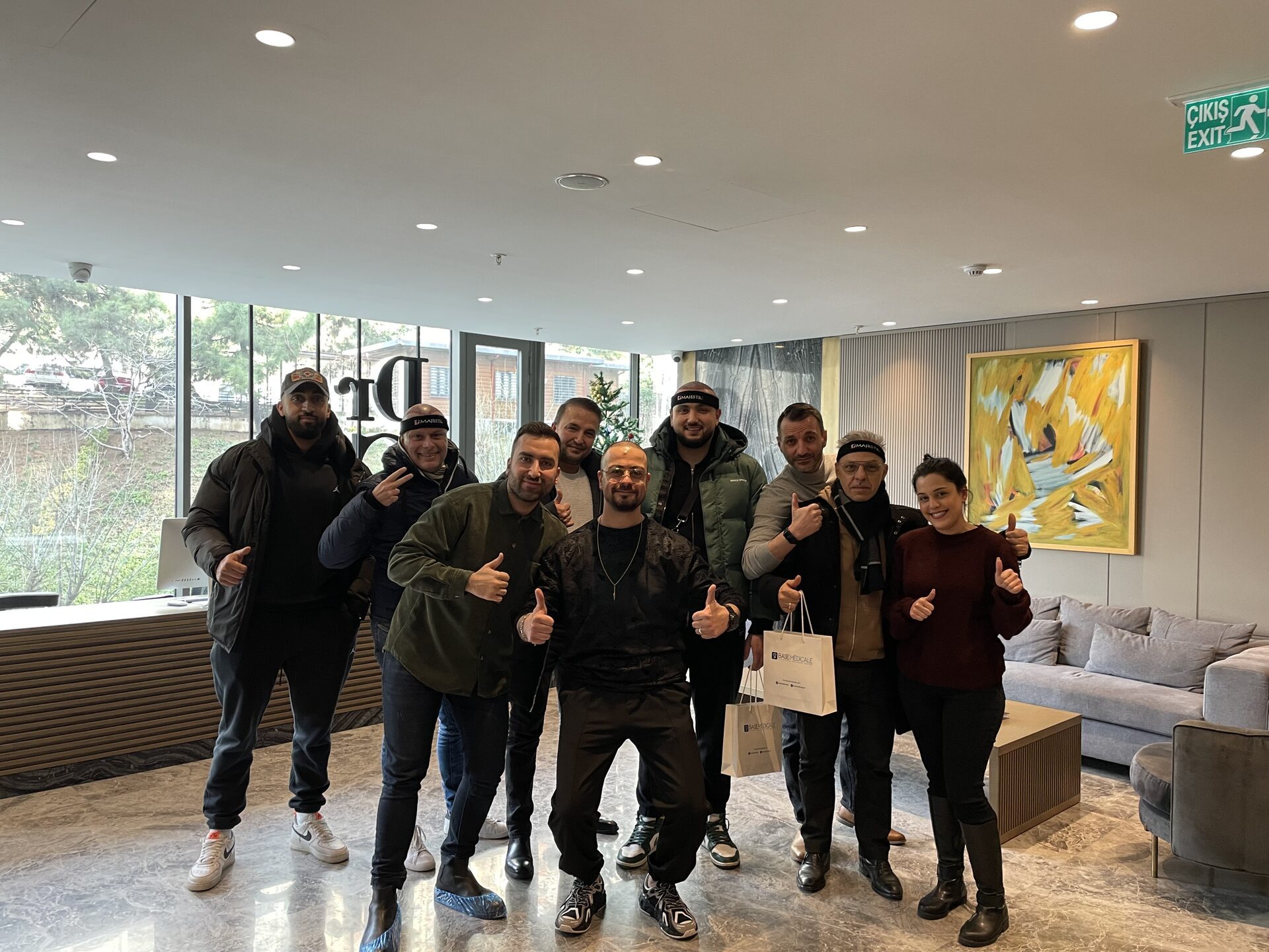 Equipo de estética majestuosa